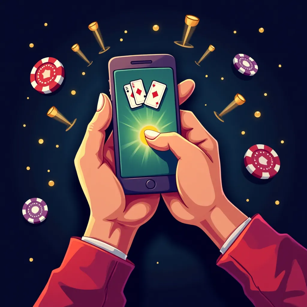 Inbet mobile showcase section with phone display